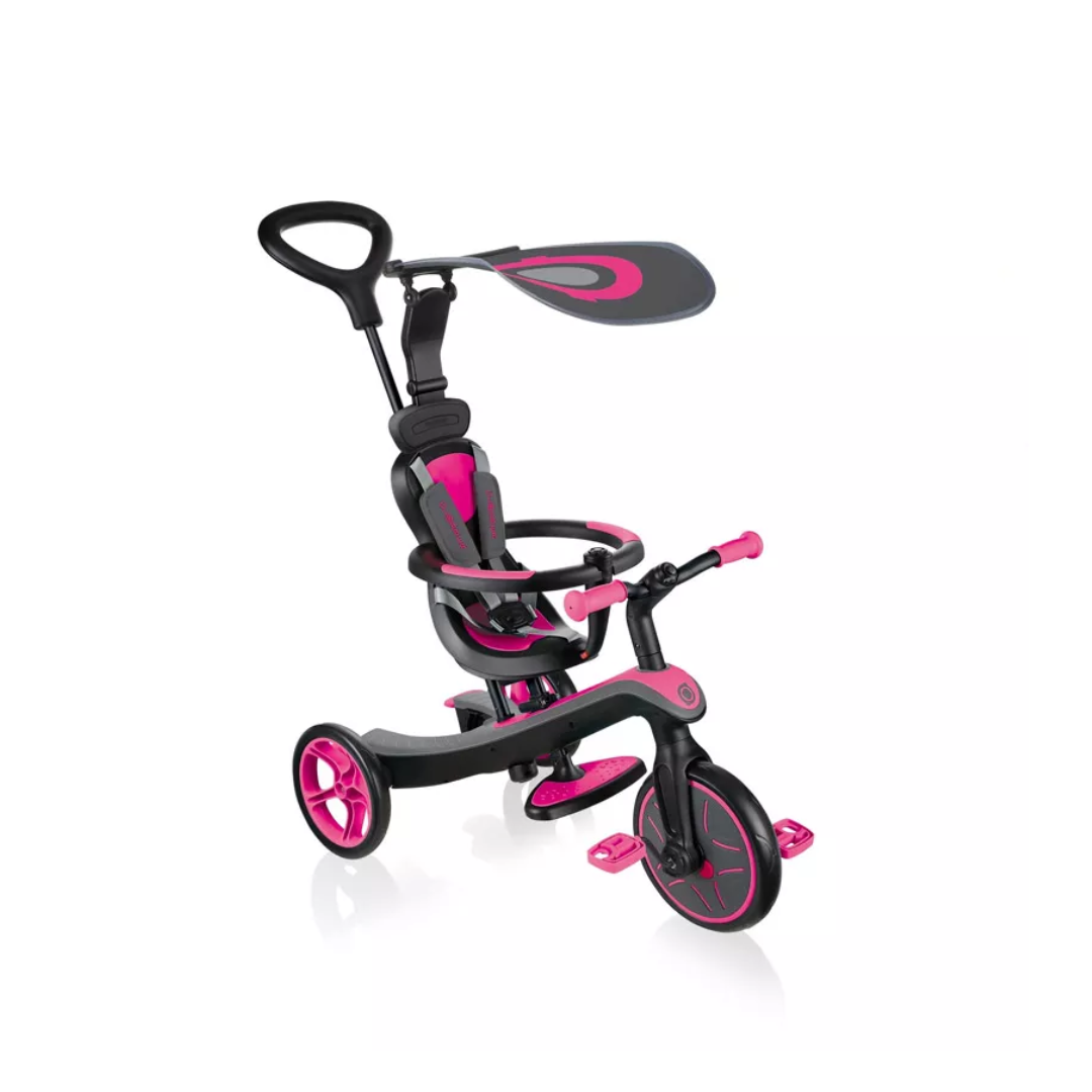 Globber Triciclo Trike Explorer 4 en 1 Rosa