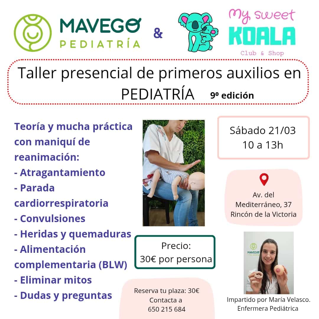 Taller de primeros auxilios pediátricos