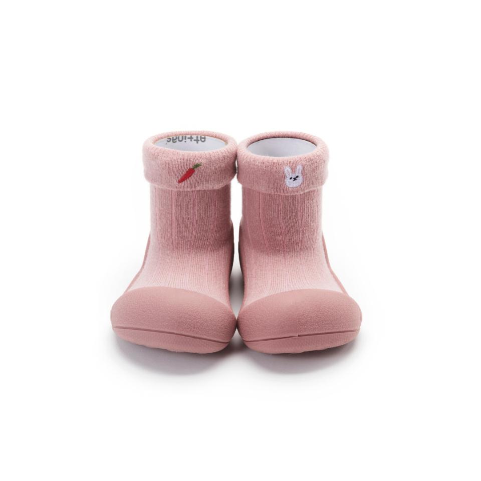 Zapatos bebé Attipas Pom-pom rosa