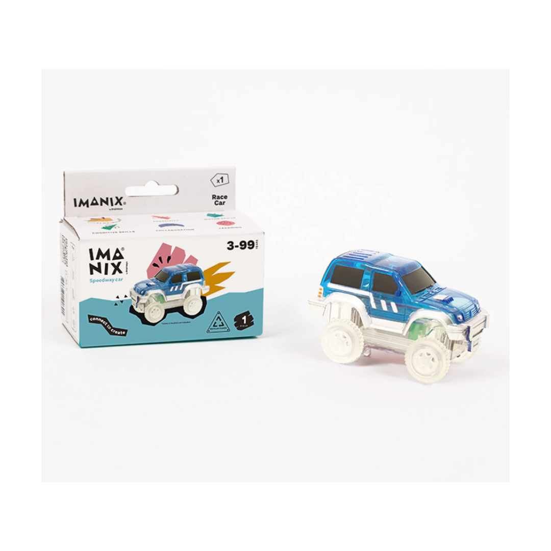 Coche Imanix pista de carreras
