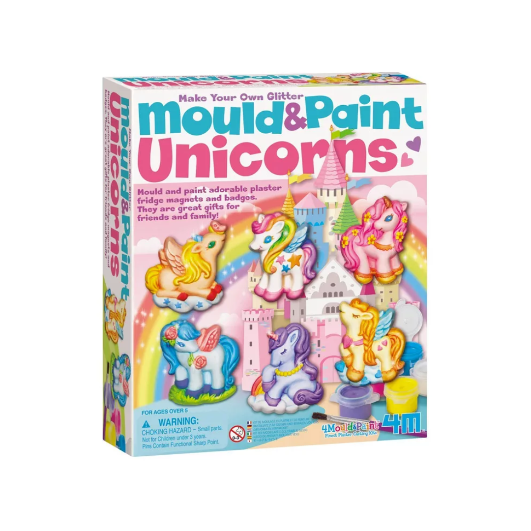 Moldea y Pinta Unicornios Magnéticos 4M