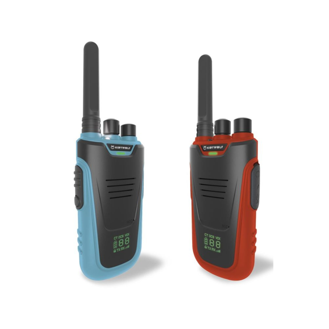 Kidywolf Walkie Talkies Kidytalk (Azul y Rojo)