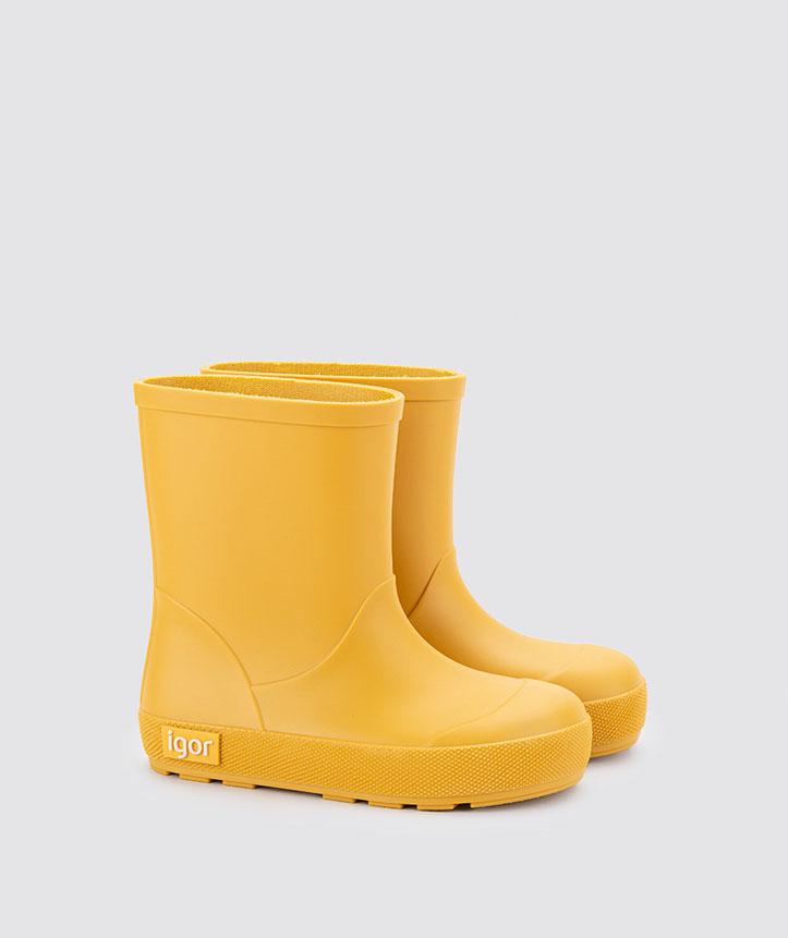 Botas de agua amarillo