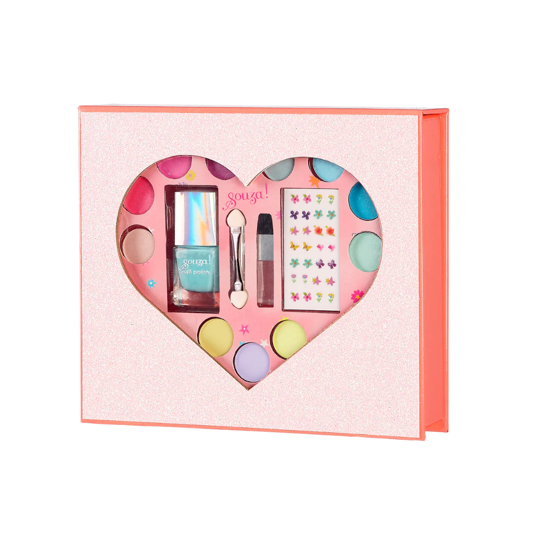 Caja Regalo Corazón Souza - Estuche de Maquillaje