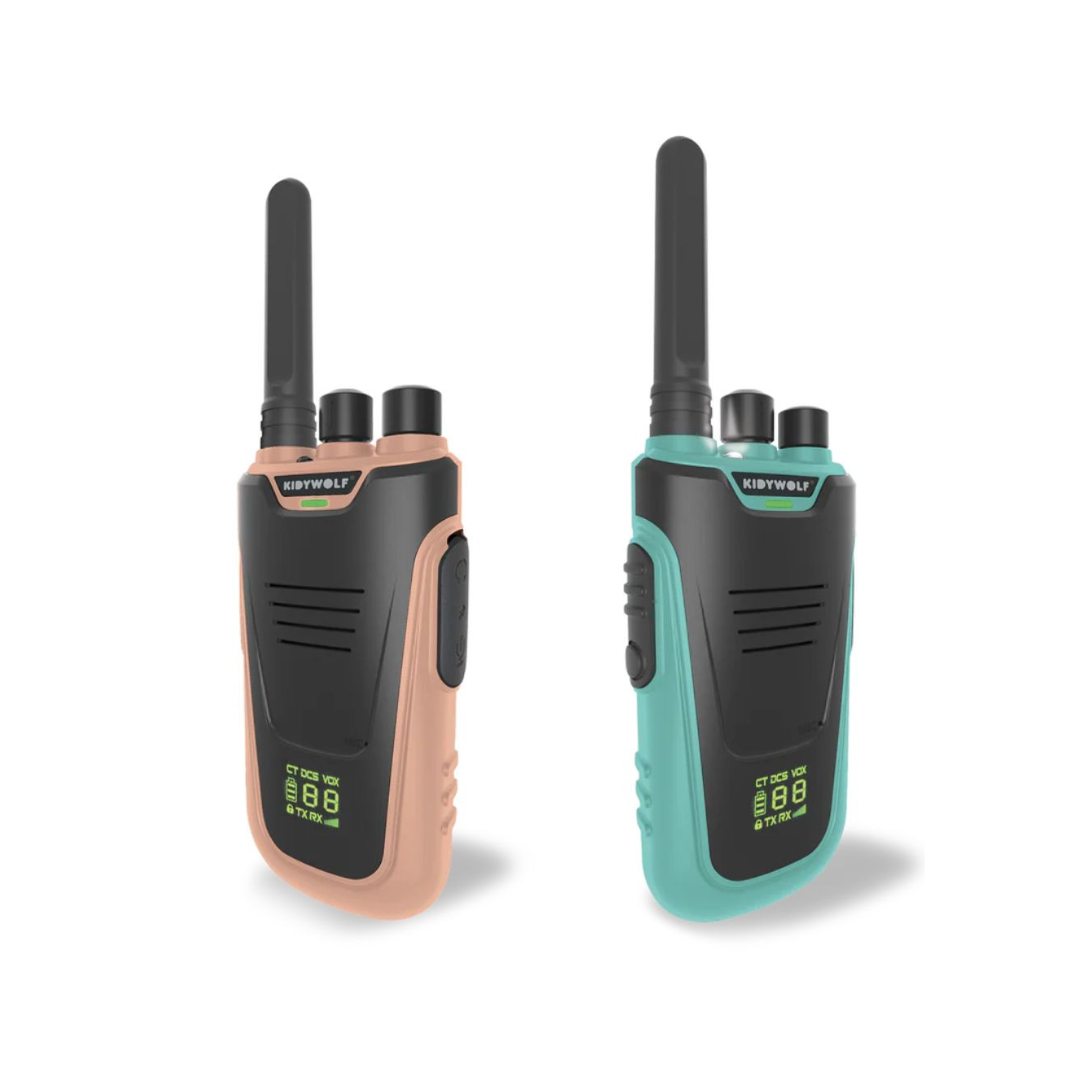 Kidywolf Walkie Talkies Kidytalk Natural - Cyan