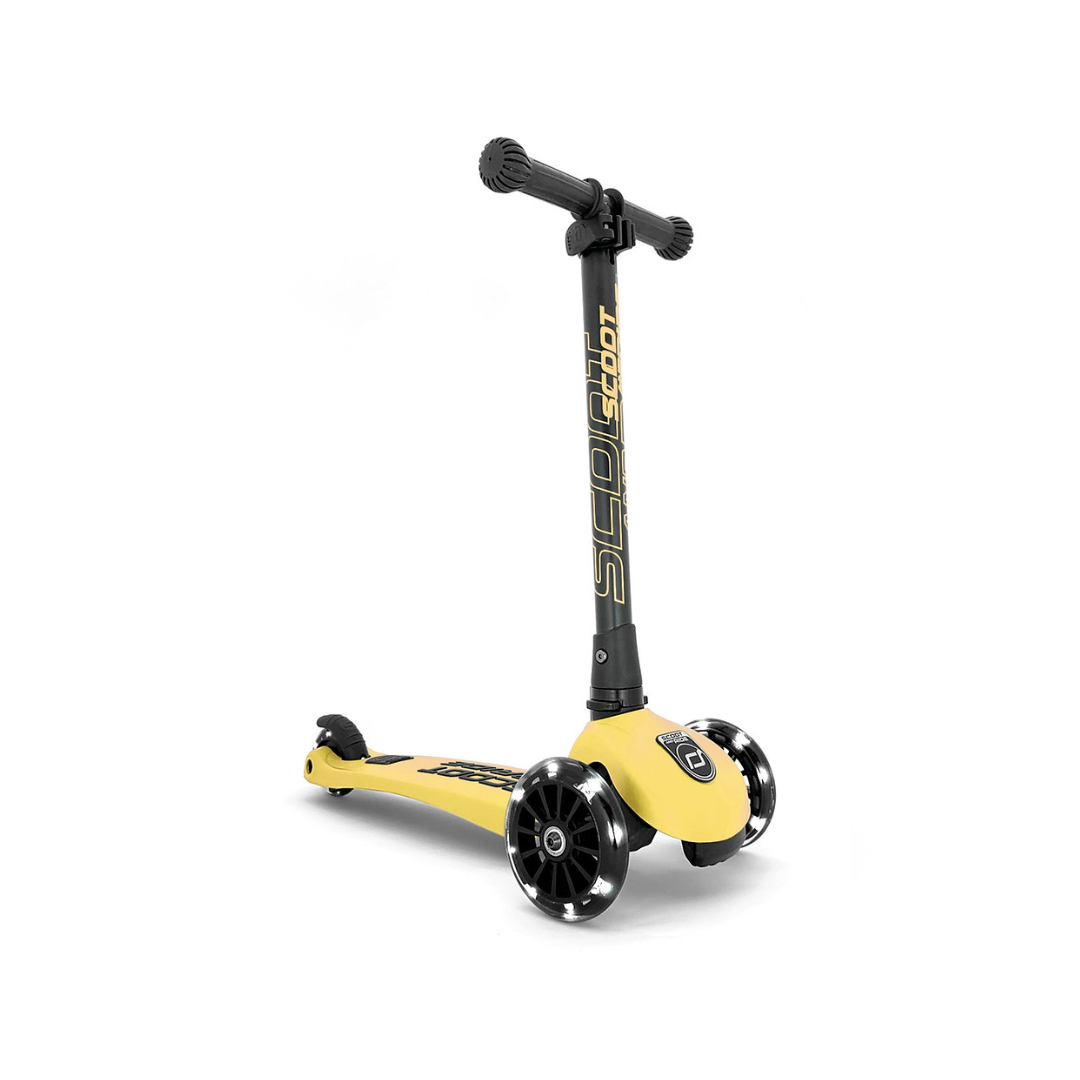 Scoot and Ride Patinete Amarillo - Rueda con Luces