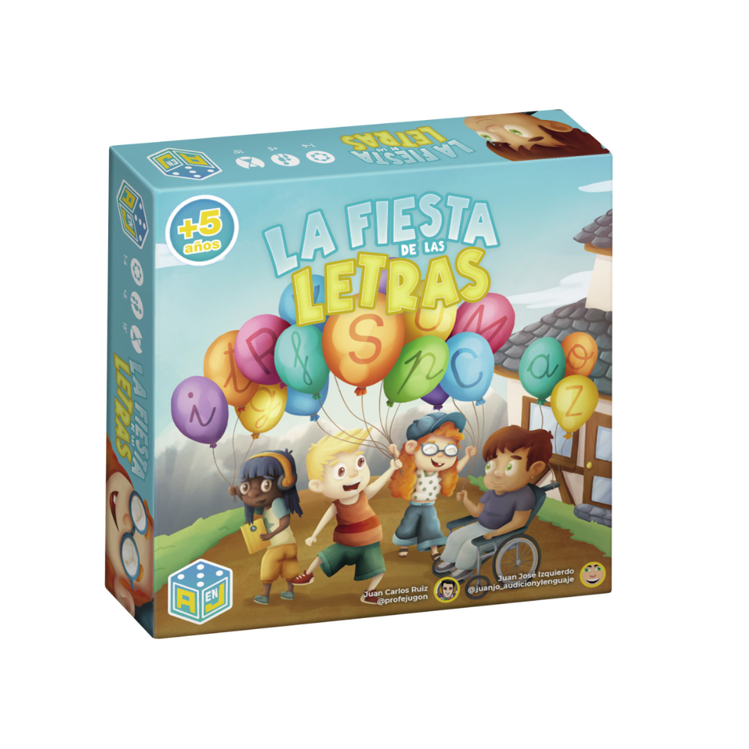 Átomo La Fiesta De Las Letras Juego de Mesa