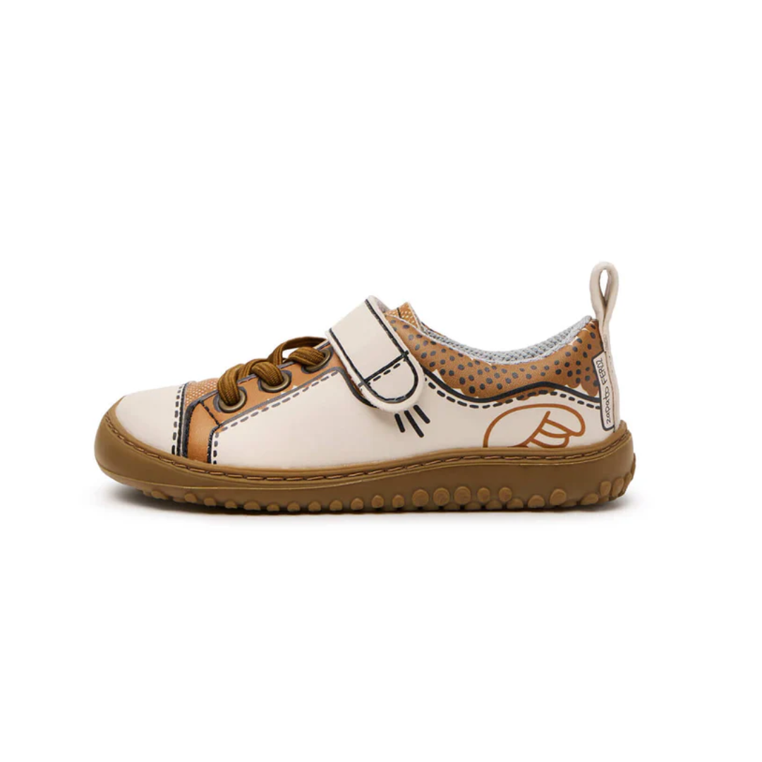 Paterna Rocker Comic Mostaza-Beige - Zapato Feroz