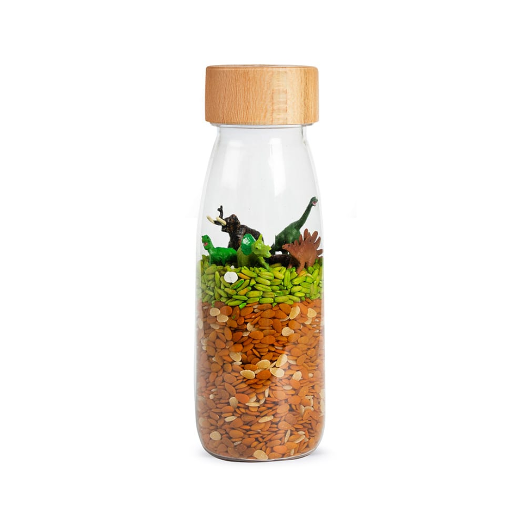 Botella Sensorial Dinos - Petit Boum