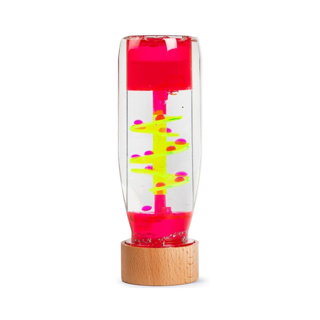 Botella Sensorial Espiral Rosa - Petit Boum