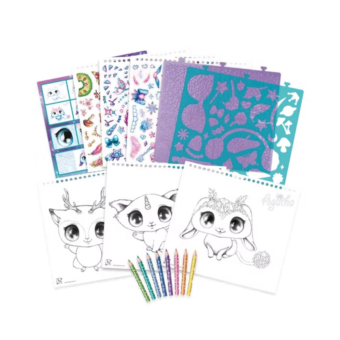 Cuaderno Colorear - Nebulous Stars