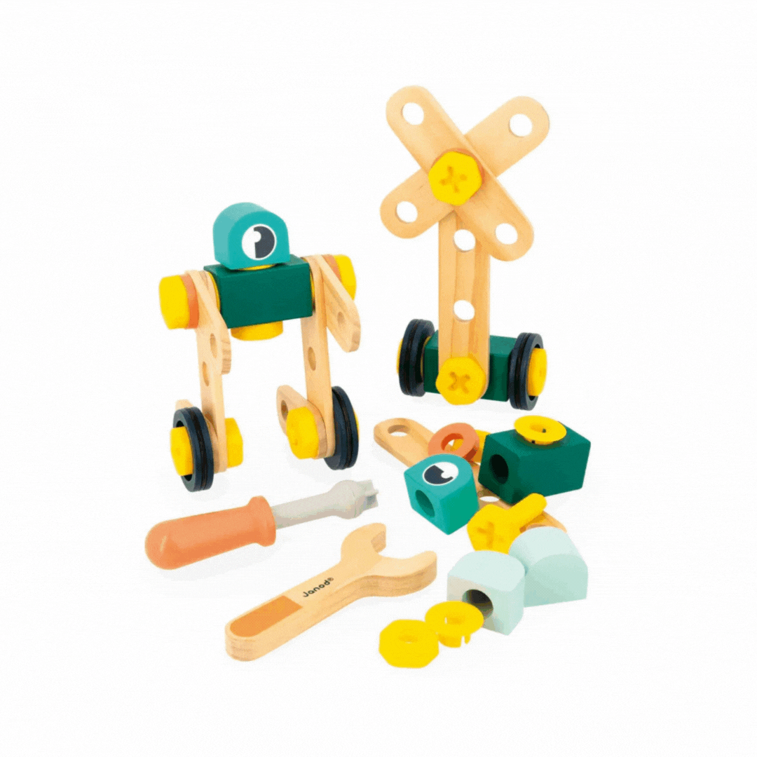 Brico Kids Barril 50 Piezas - Janod