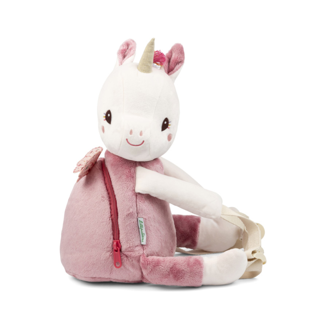 Mochila Suave Lena El Unicornio - Lilliputiens
