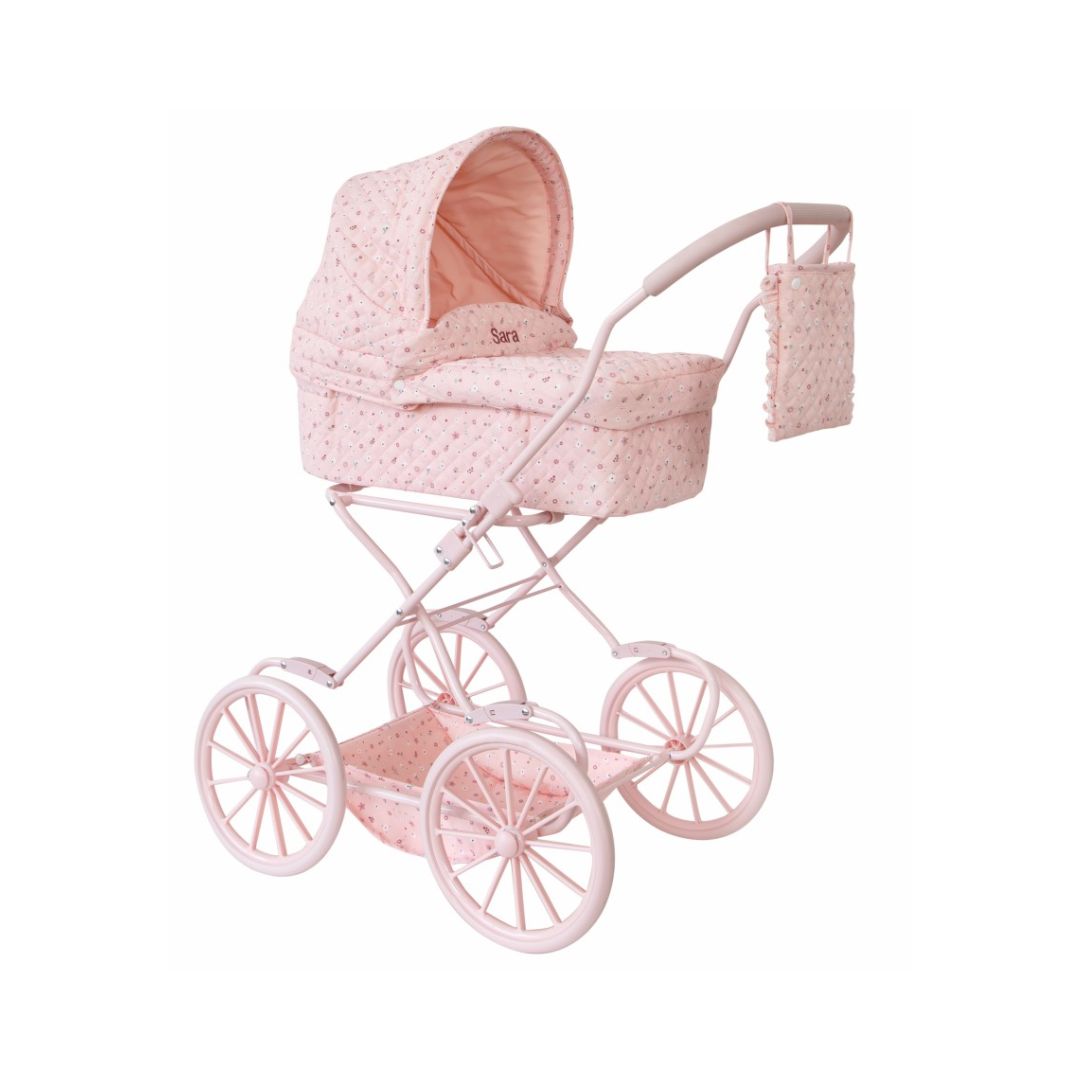 Carrito para Muñecas Flores Monekka